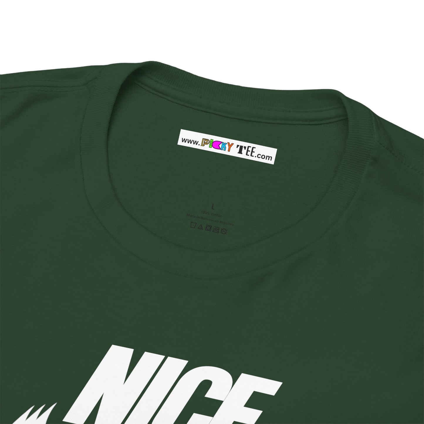 NICE... JUST BE. Unisex Heavy Cotton Tee