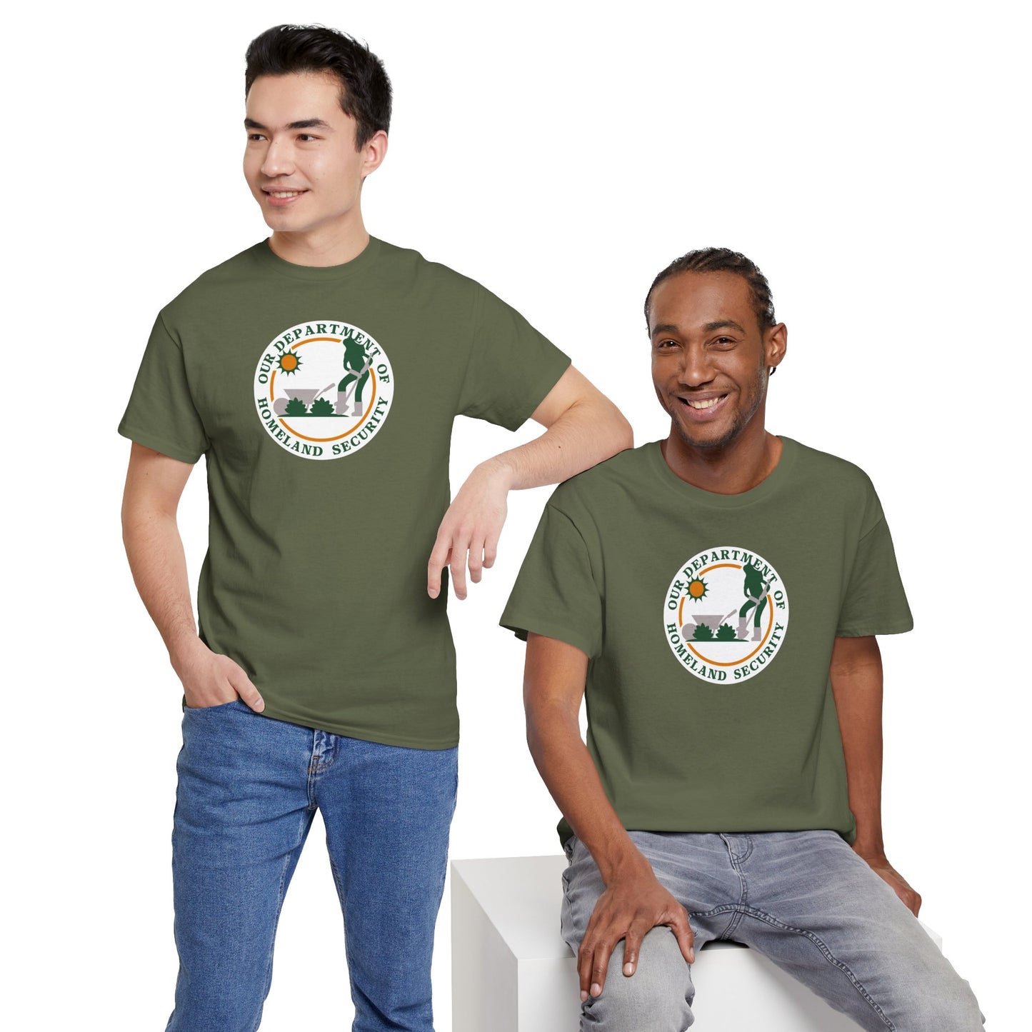 HOMELAND SECURITY (OUR DEPARTMENT OF) Unisex Heavy Cotton Tee