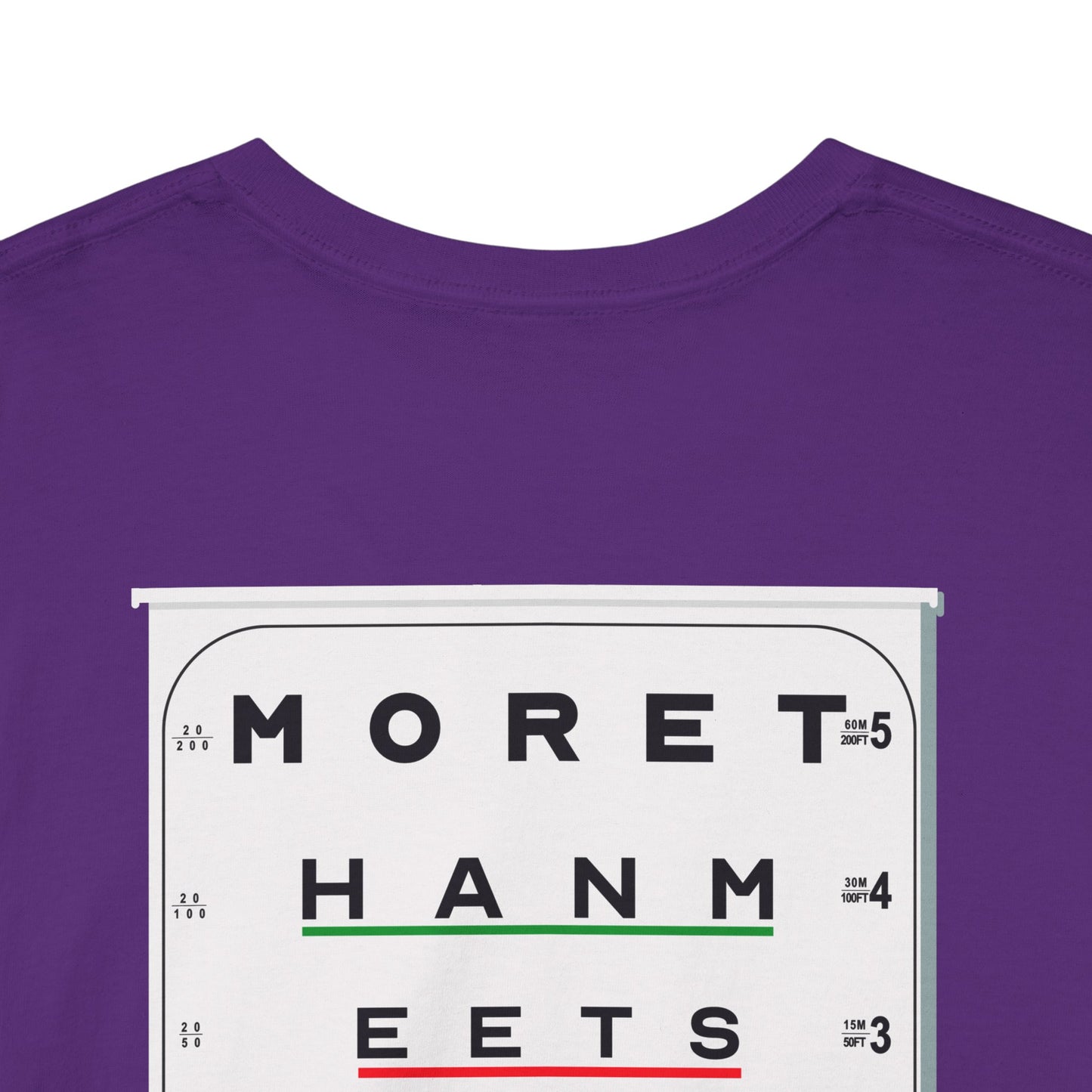 MORE THAN MEETS THE I TEST Unisex Heavy Cotton Tee