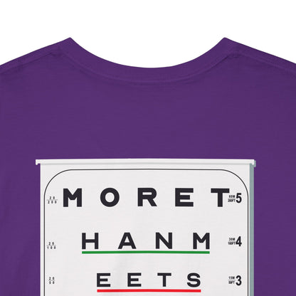 MORE THAN MEETS THE I TEST Unisex Heavy Cotton Tee