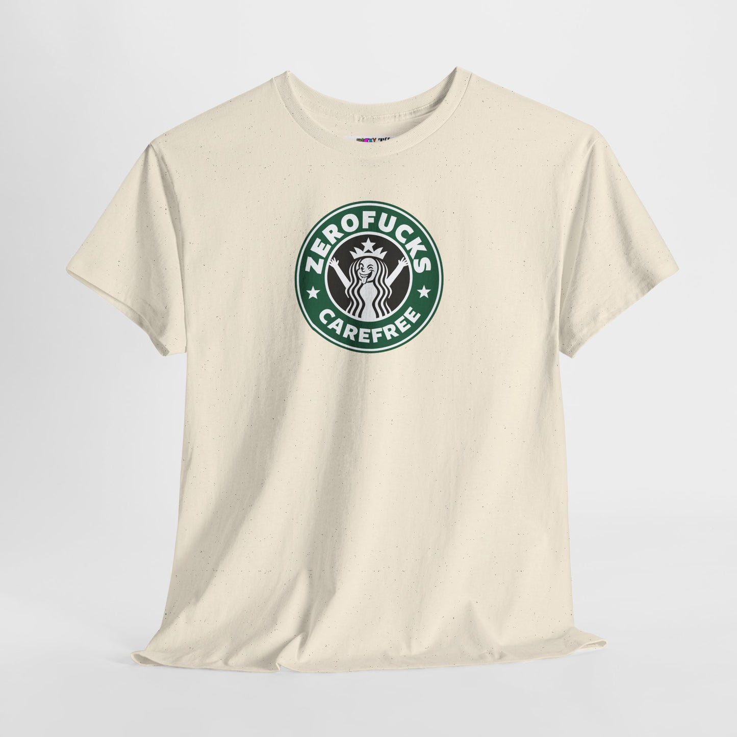 ZEROFUCKS CAREFREE Unisex Heavy Cotton Tee