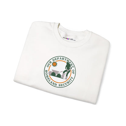 HOMELAND SECURITY (OUR DEPARTMENT OF)  Unisex Heavy Cotton Sweatshirt