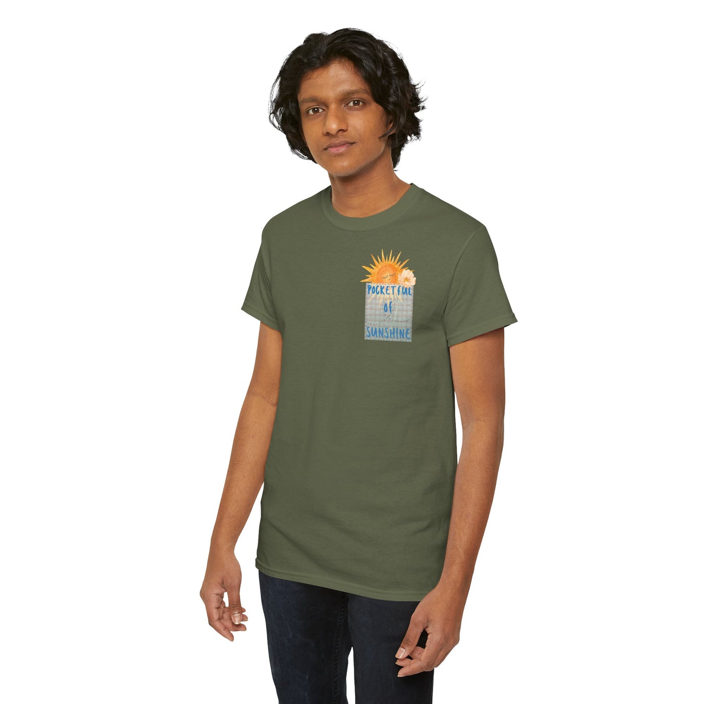 POCKETFUL OF SUNSHINE Unisex Heavy Cotton Tee