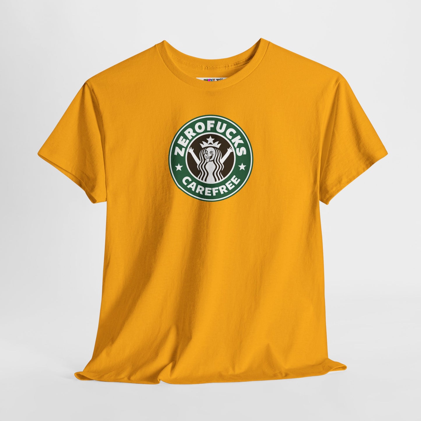 ZEROFUCKS CAREFREE Unisex Heavy Cotton Tee