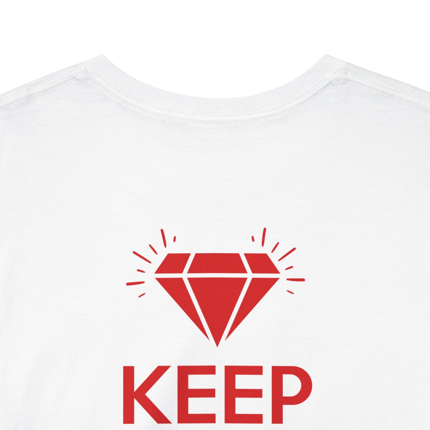 KEEP CRAZY AND SHINE ON Unisex Heavy Cotton Tee