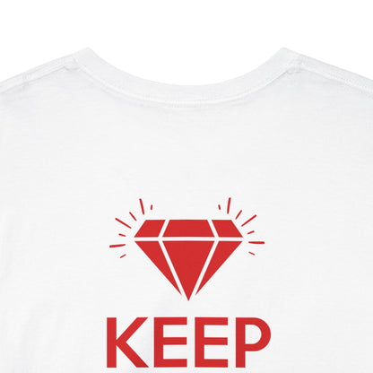 KEEP CRAZY AND SHINE ON Unisex Heavy Cotton Tee