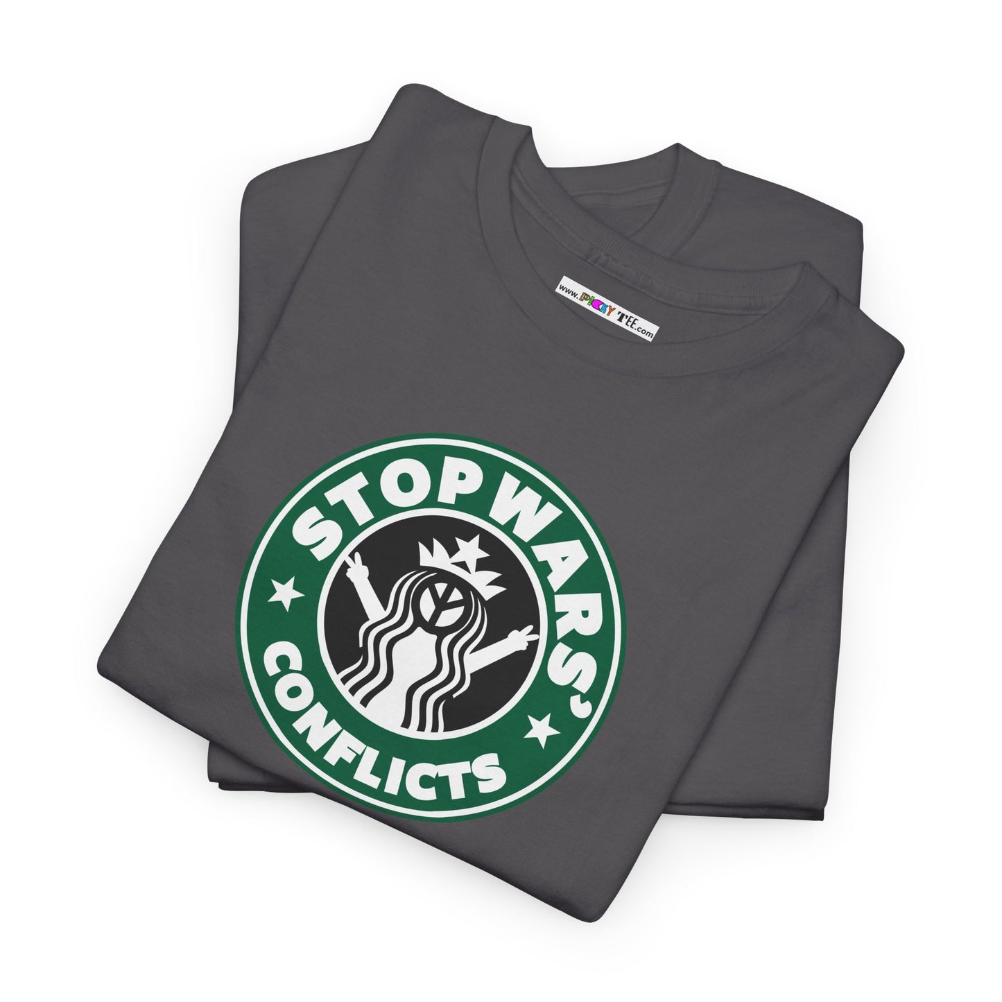 STOP WARS' CONFLICTS Unisex Heavy Cotton Tee