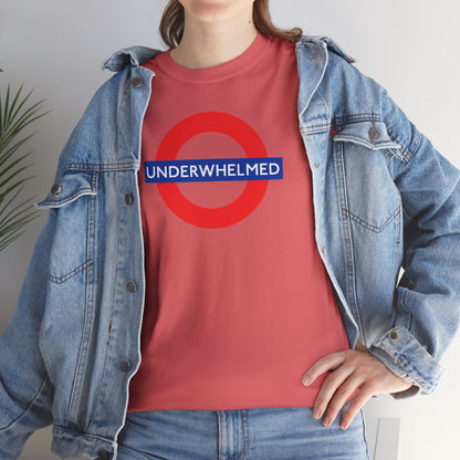 UNDERWHELMED Unisex Heavy Cotton Tee