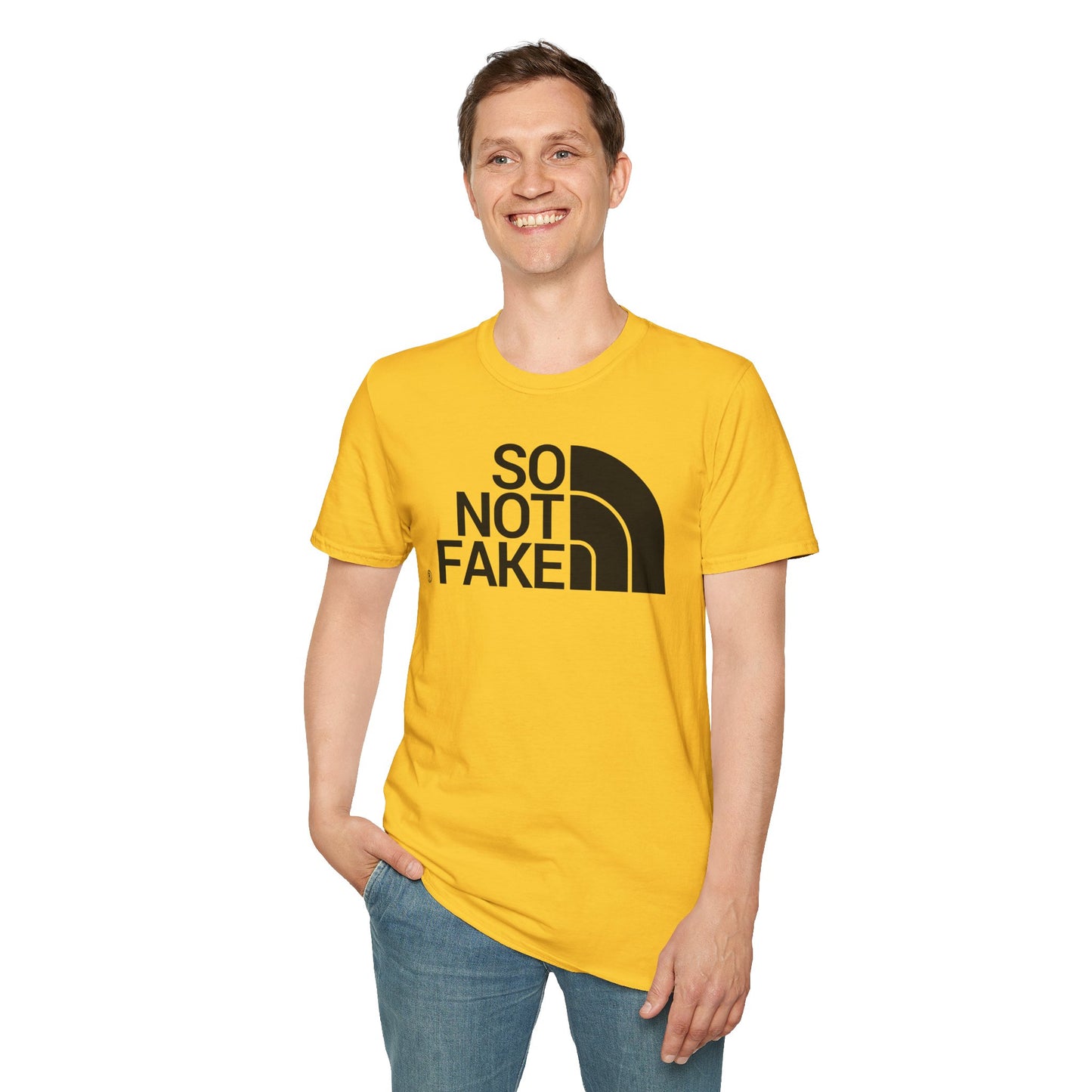 SO NOT FAKE Unisex Softstyle 100% Cotton T-Shirt