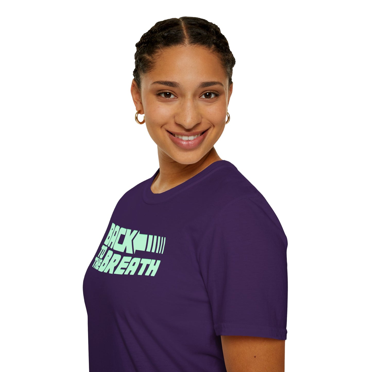 BACK TO THE BREATH Unisex Softstyle 100% Cotton T-Shirt