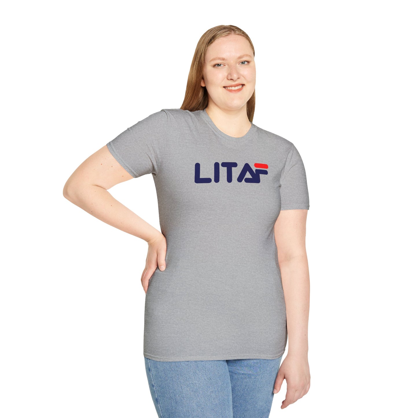 LIT AF Unisex Softstyle 100% Cotton T-Shirt