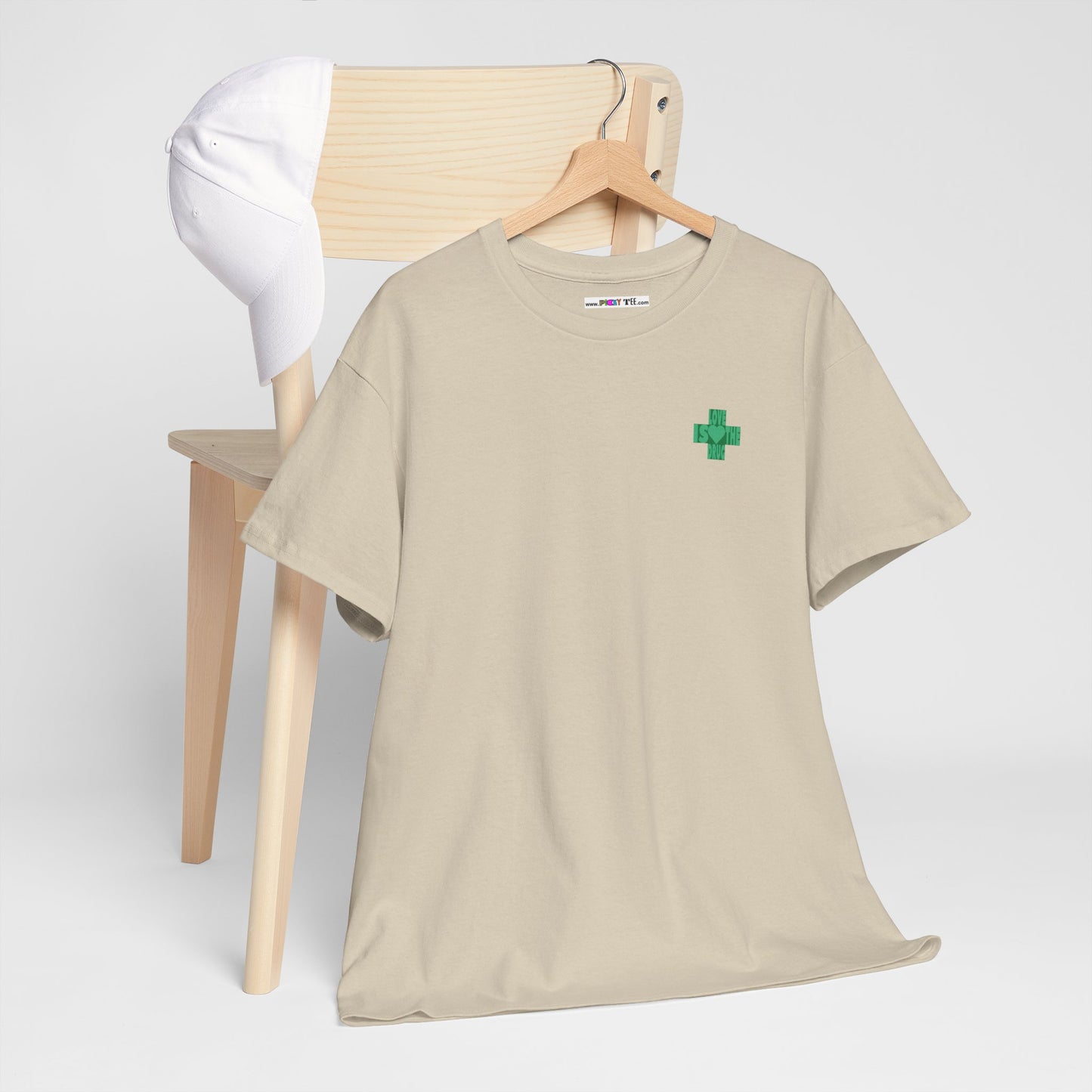 LOVE IS THE DRUG Unisex Heavy Cotton Tee