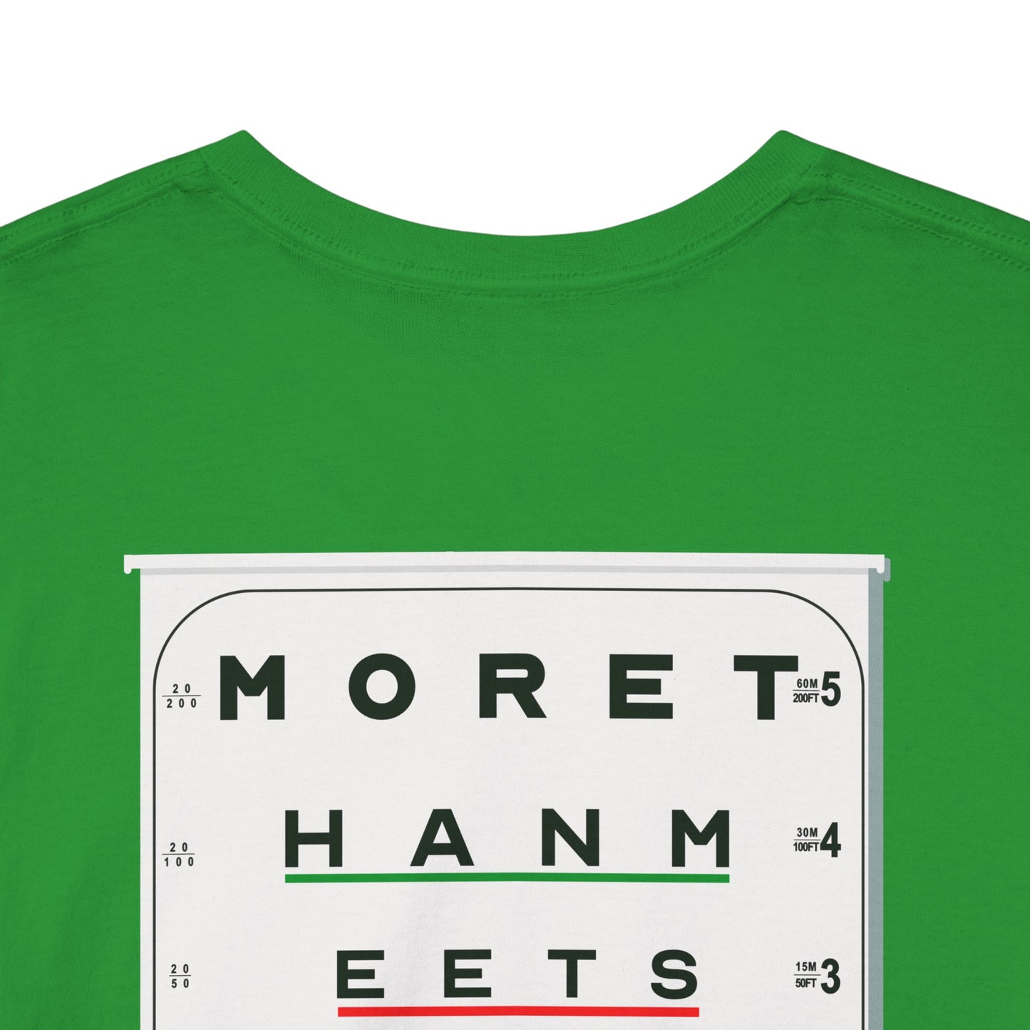 MORE THAN MEETS THE I TEST Unisex Heavy Cotton Tee