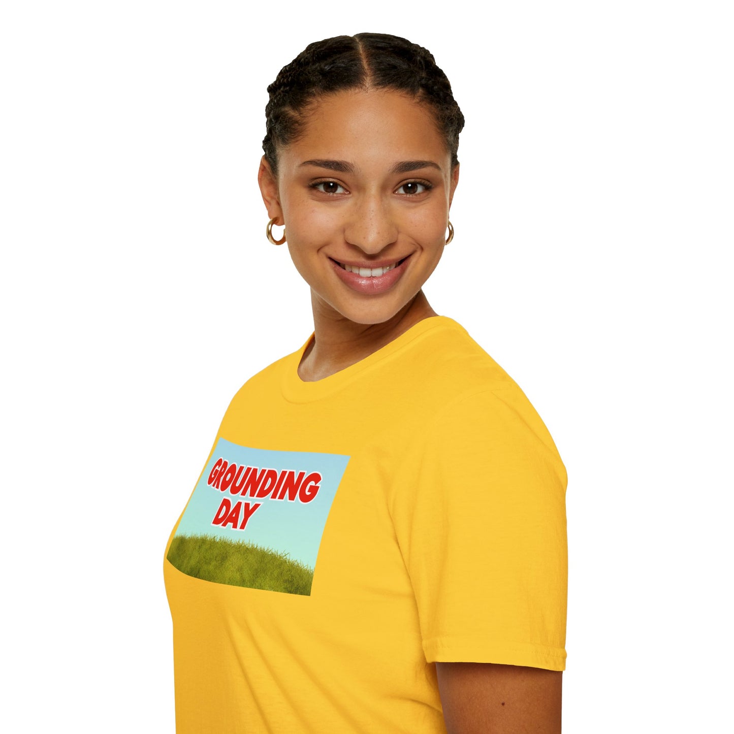 GROUNDING DAY Unisex Softstyle 100% Cotton T-Shirt
