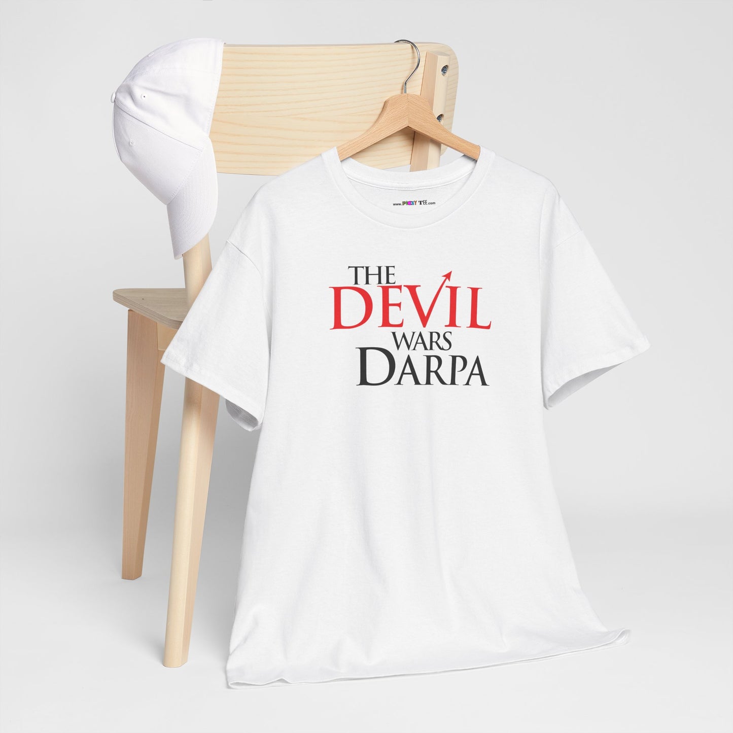 THE DEVIL WARS DARPA Unisex Heavy Cotton Tee