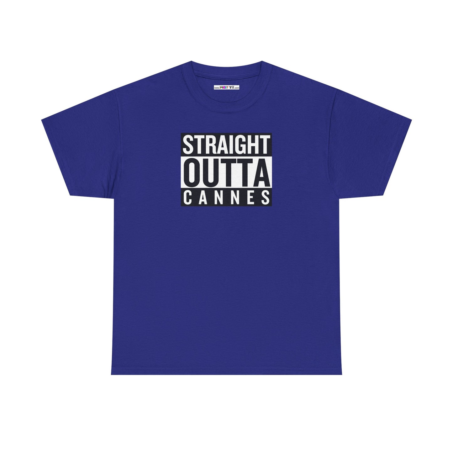 STRAIGHT OUTTA CANNES Unisex Heavy Cotton Tee