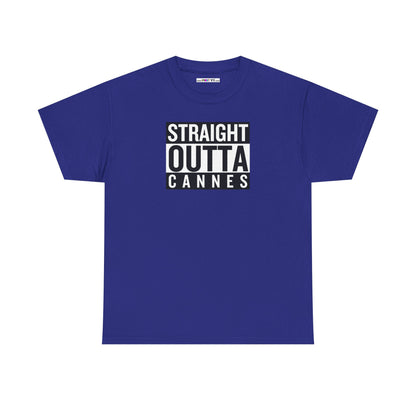 STRAIGHT OUTTA CANNES Unisex Heavy Cotton Tee