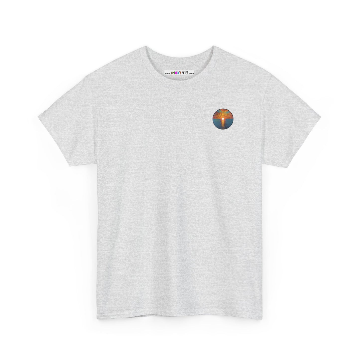 SUN SETS & SEA Unisex Heavy Cotton Tee