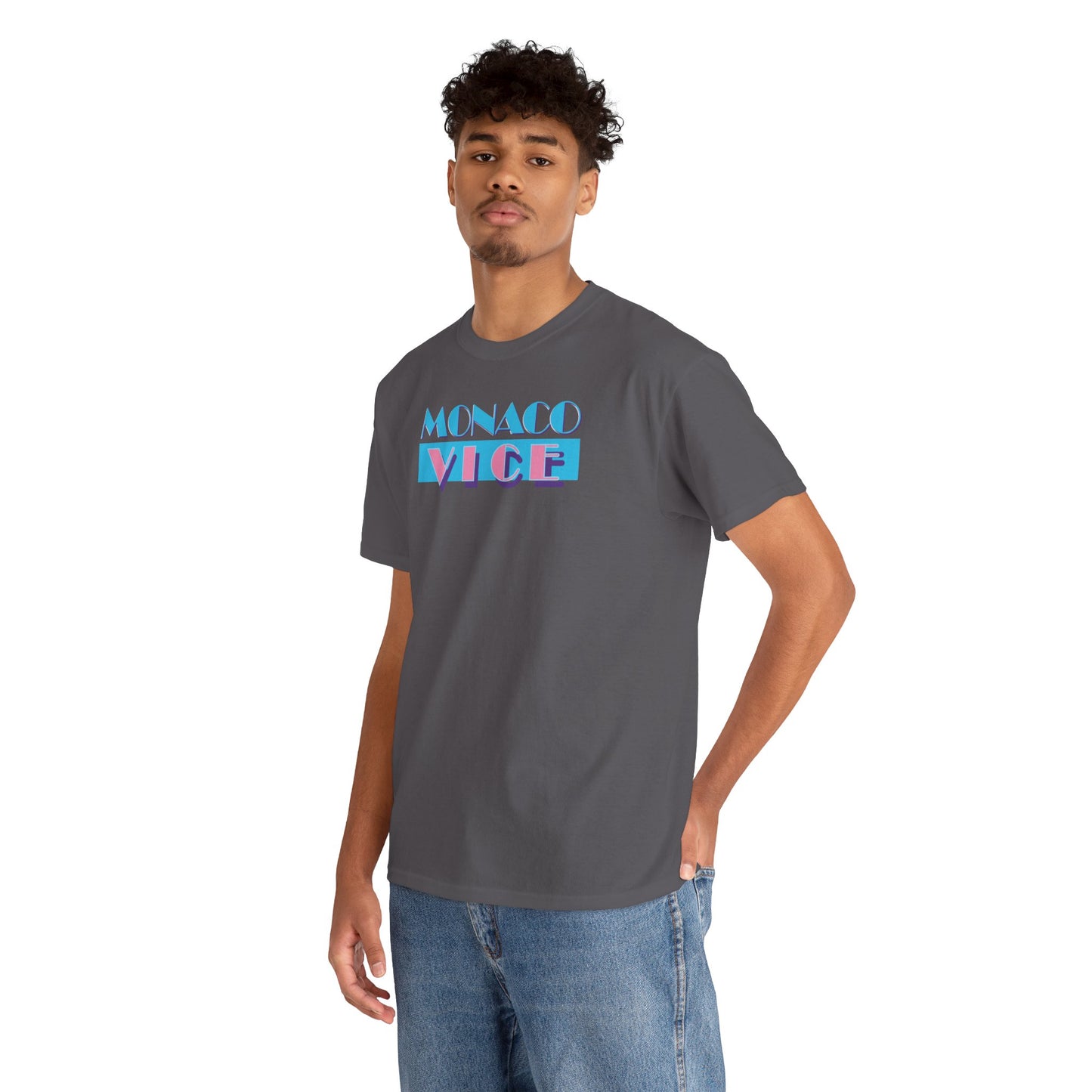 MONACO VICE Unisex Heavy Cotton Tee