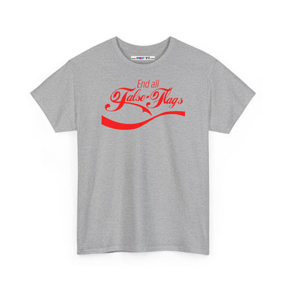 End all False Flags Unisex Heavy Cotton Tee