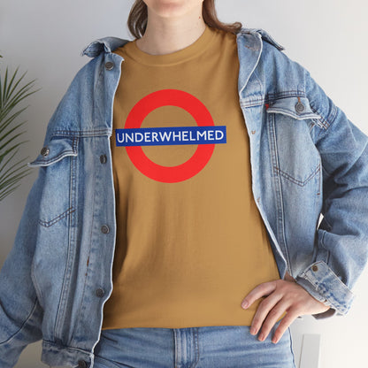 UNDERWHELMED Unisex Heavy Cotton Tee