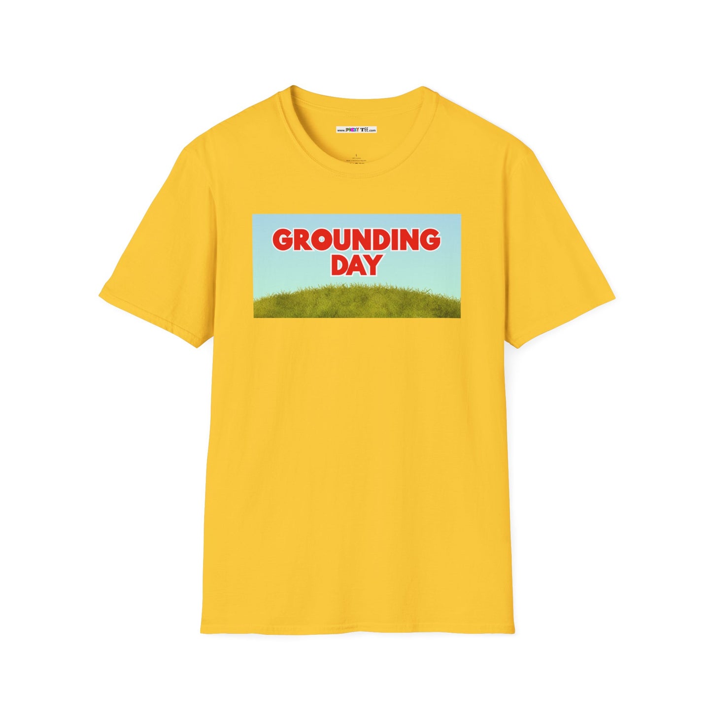 GROUNDING DAY Unisex Softstyle 100% Cotton T-Shirt