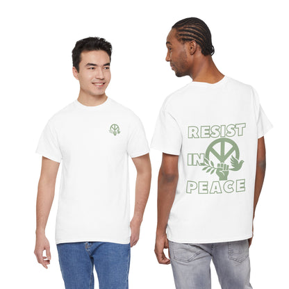 RESIST IN PEACE Unisex Heavy Cotton Tee