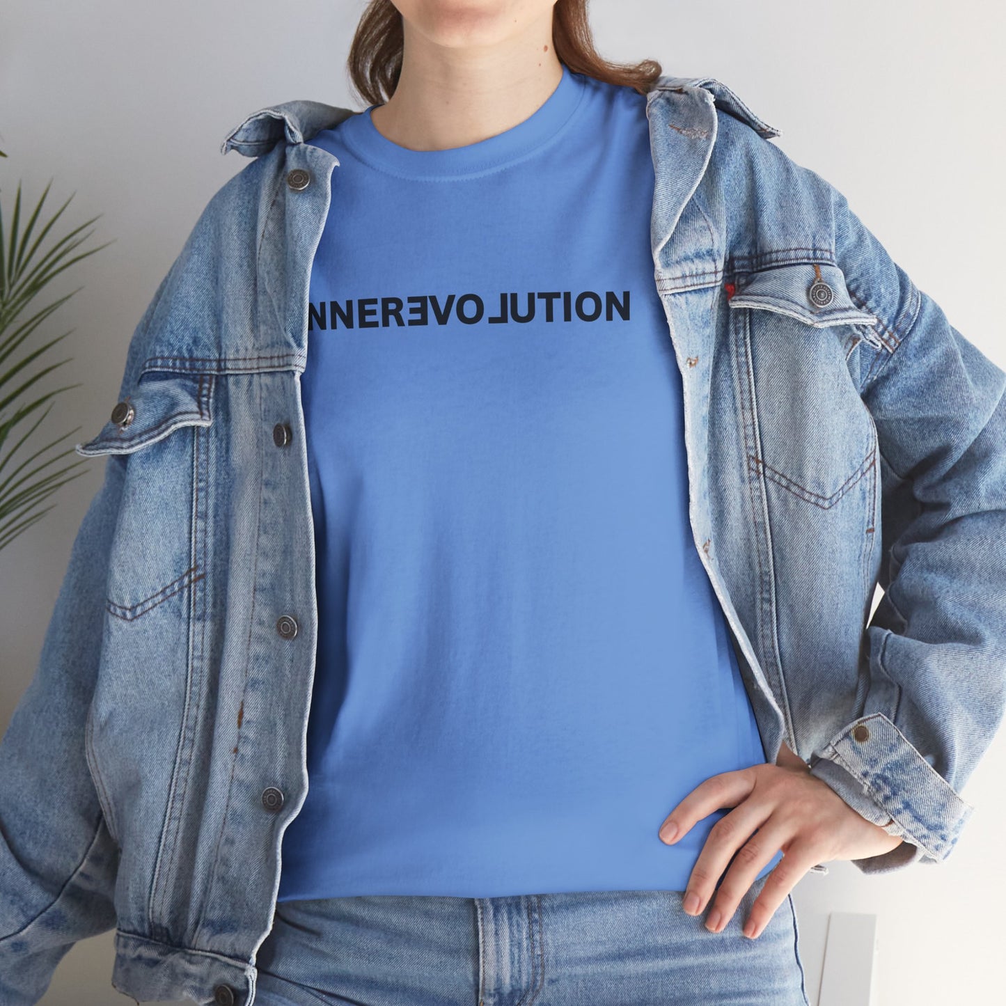INNERƎVO⅃UTION Unisex Heavy Cotton Tee