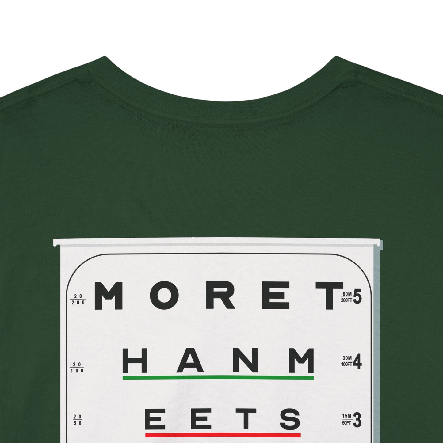 MORE THAN MEETS THE I TEST Unisex Heavy Cotton Tee