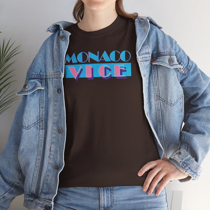 MONACO VICE Unisex Heavy Cotton Tee