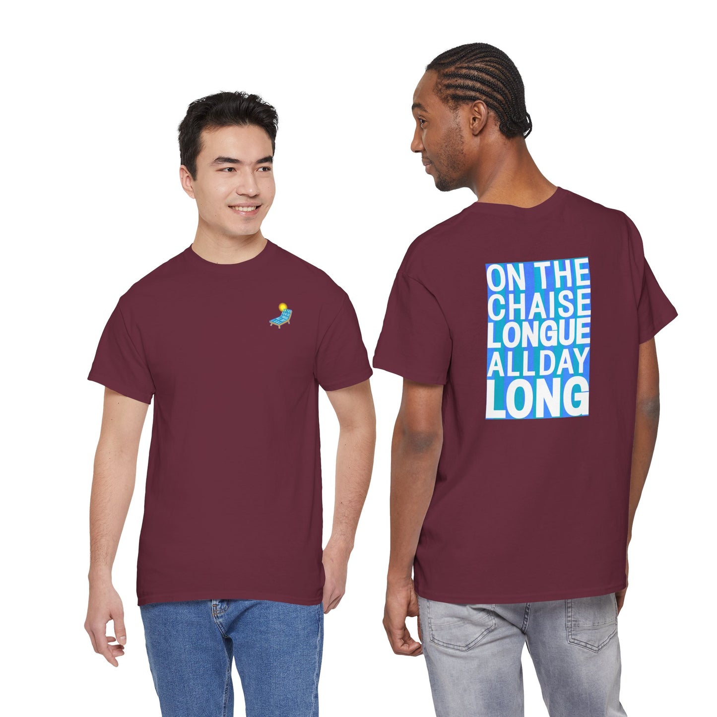 ON THE CHAISE LONGUE ALL DAY LONG Heavy Cotton Tee