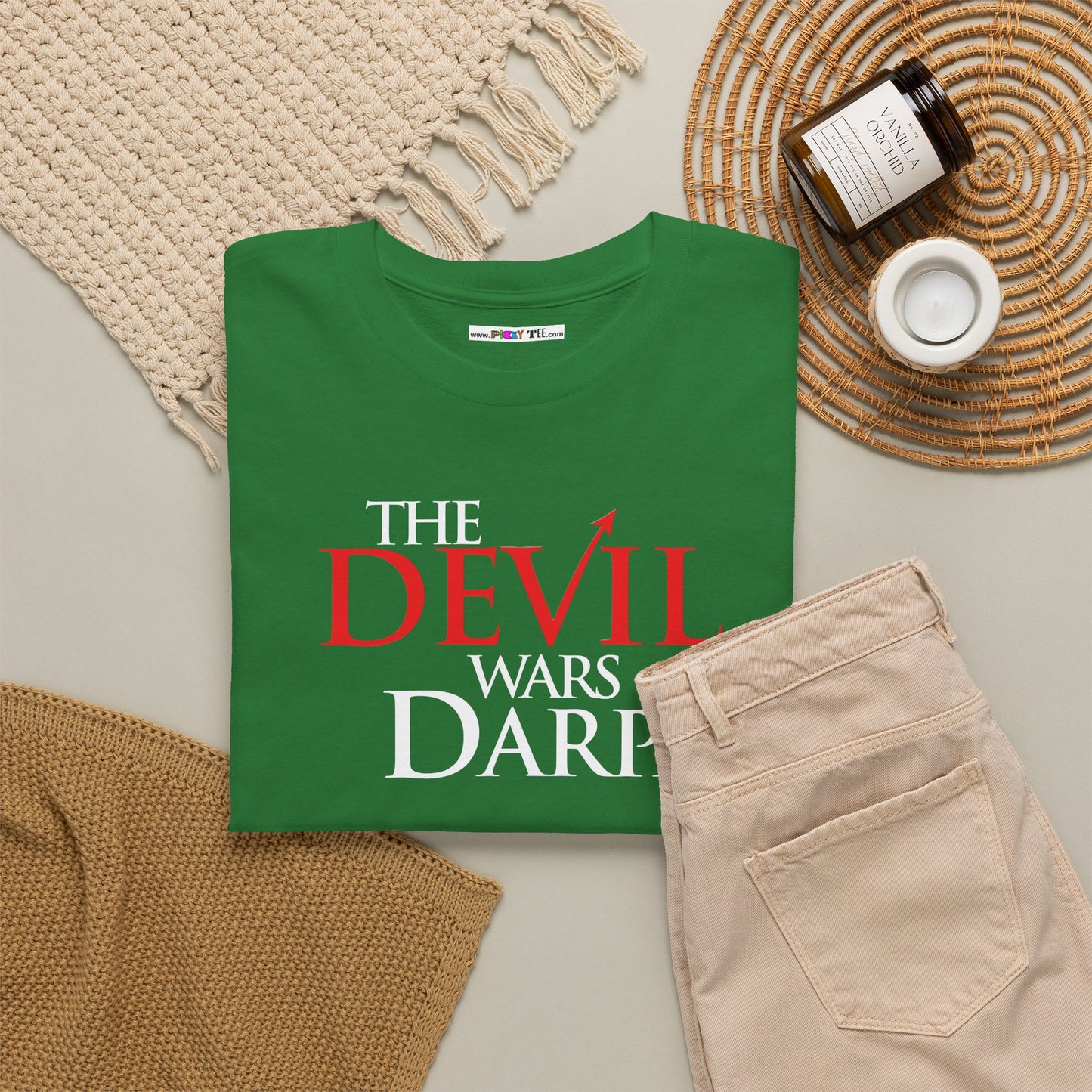 THE DEVIL WARS DARPA Unisex Heavy Cotton Tee