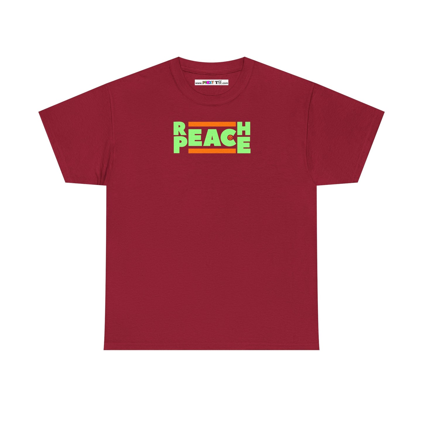 REACH PEACE Unisex Heavy Cotton Tee