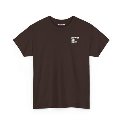 power off now Unisex Heavy Cotton Tee