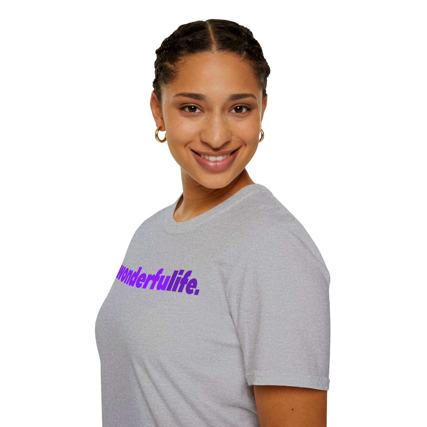 wonderfuLIFE. Unisex Softstyle 100% Cotton T-Shirt