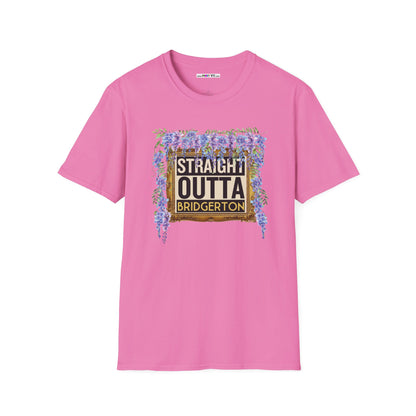 STRAIGHT OUTTA BRIDGERTON Unisex Softstyle 100% Cotton T-Shirt