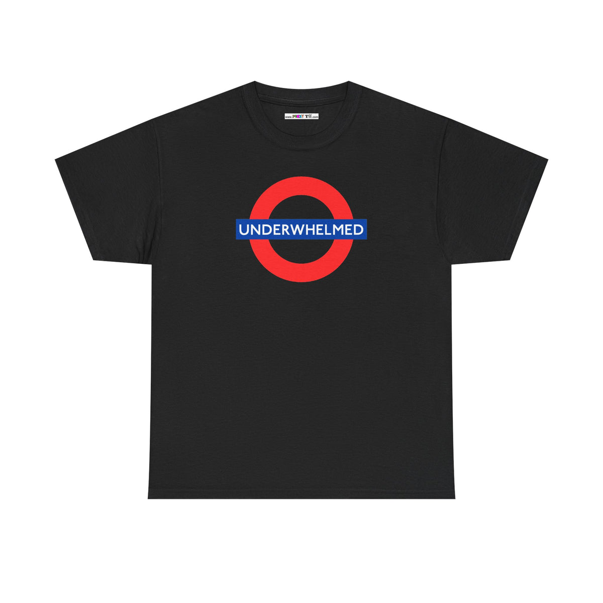 UNDERWHELMED Unisex Heavy Cotton Tee