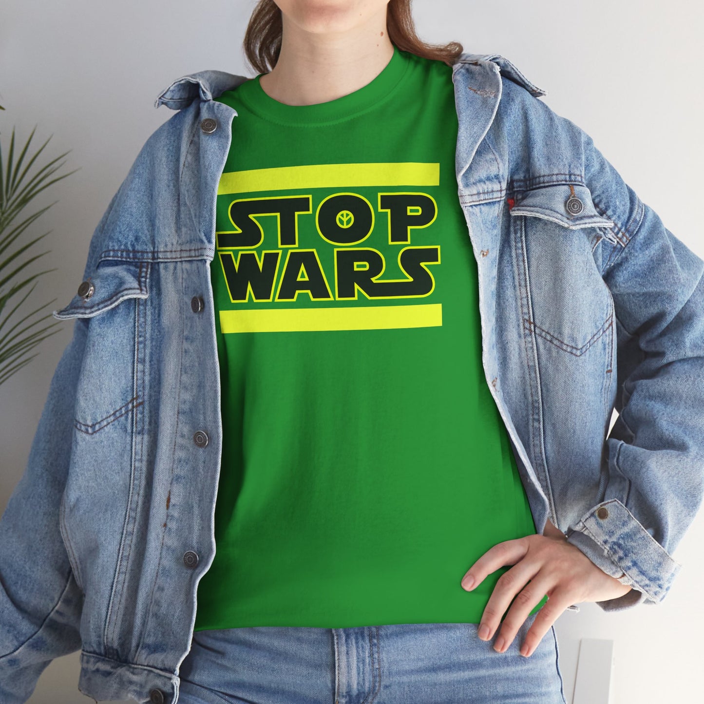 STOP WARS Unisex Heavy Cotton Tee