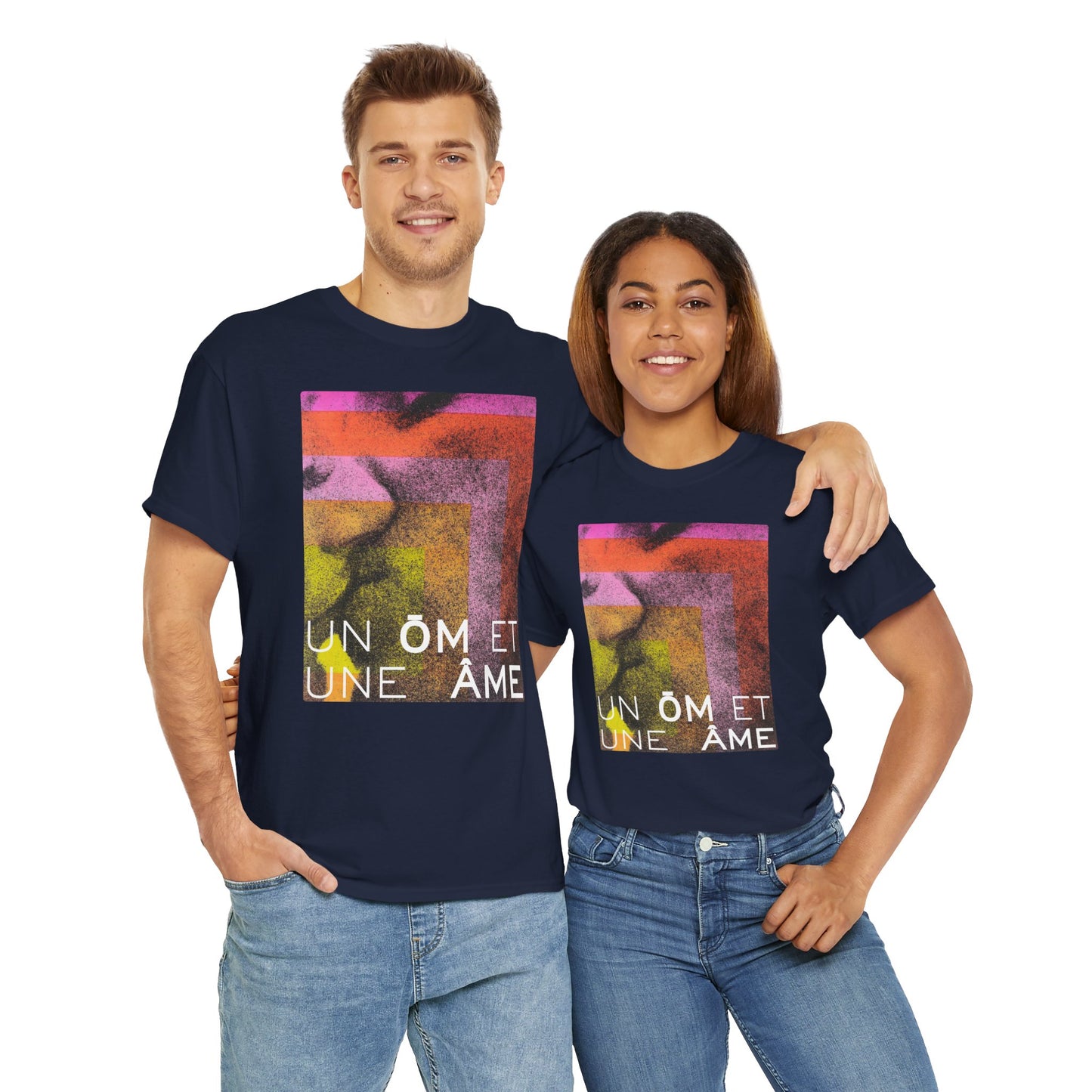 UN ŌM ET UNE ÂME Unisex Heavy Cotton Tee