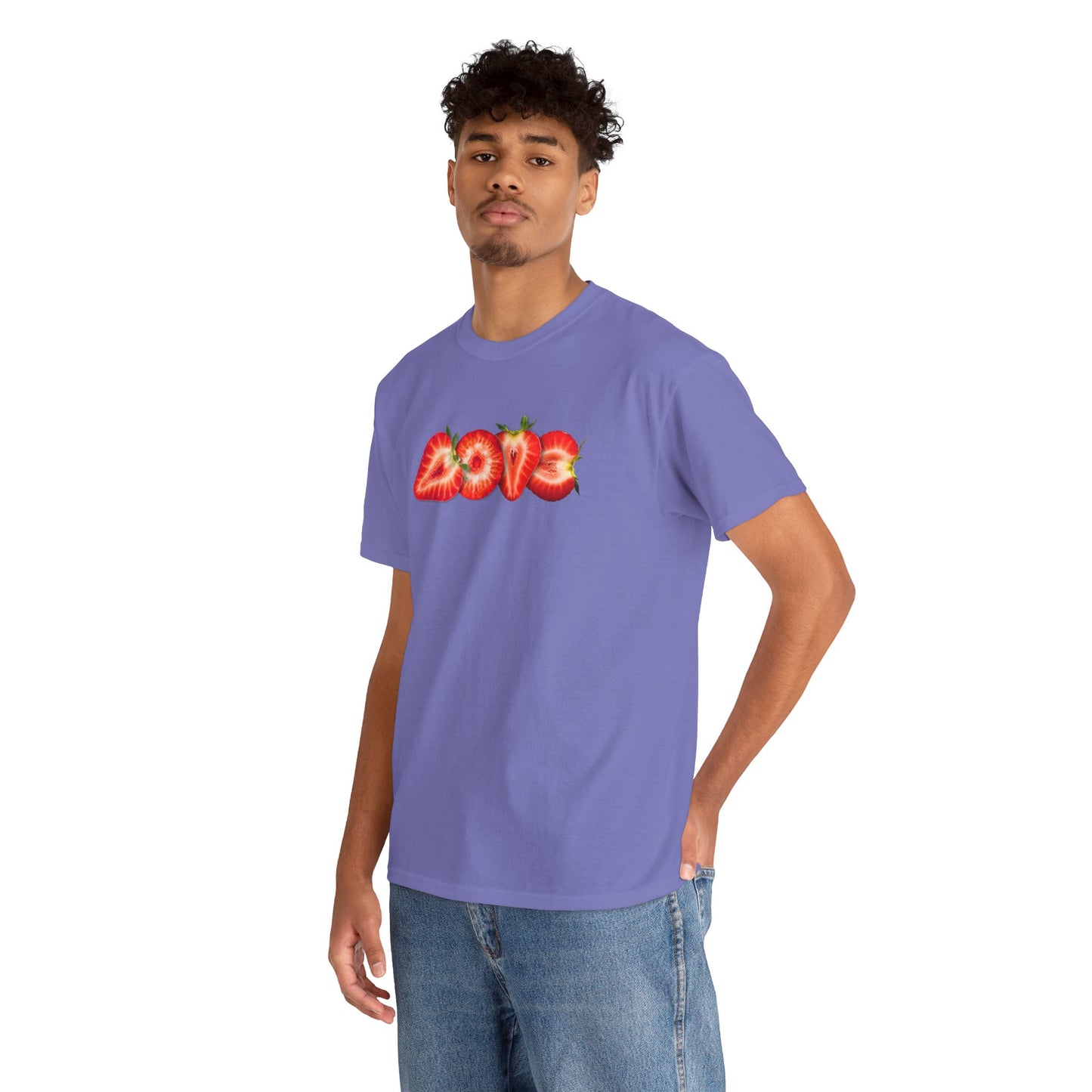 BERRY MUCH LOVE Unisex Heavy Cotton Tee