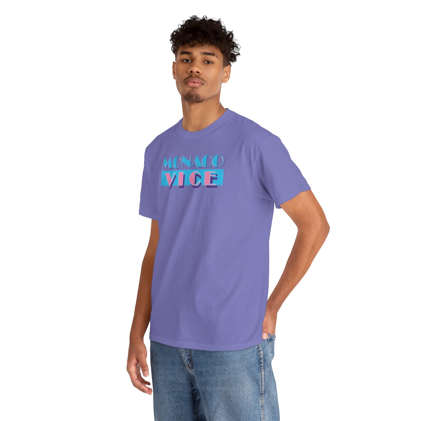 MONACO VICE Unisex Heavy Cotton Tee