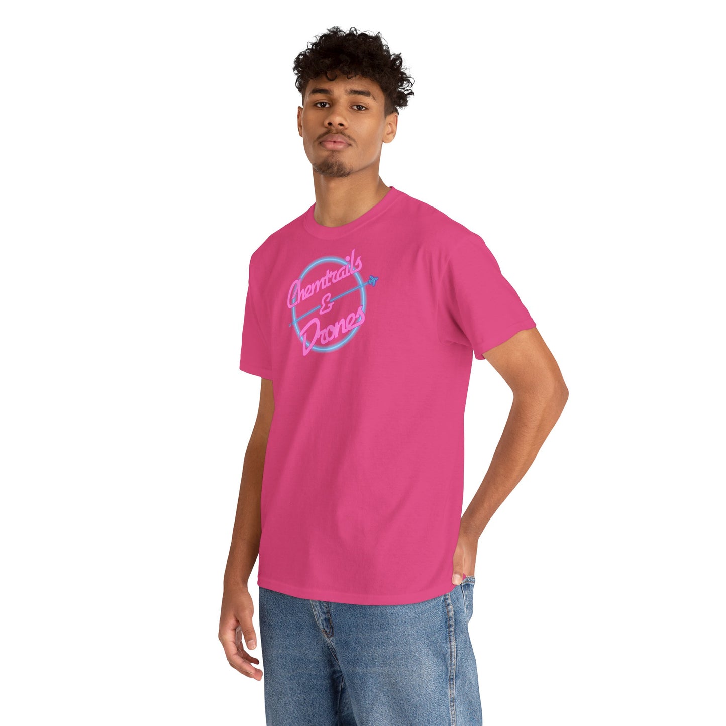 Chemtrails & Drones Unisex Heavy Cotton Tee
