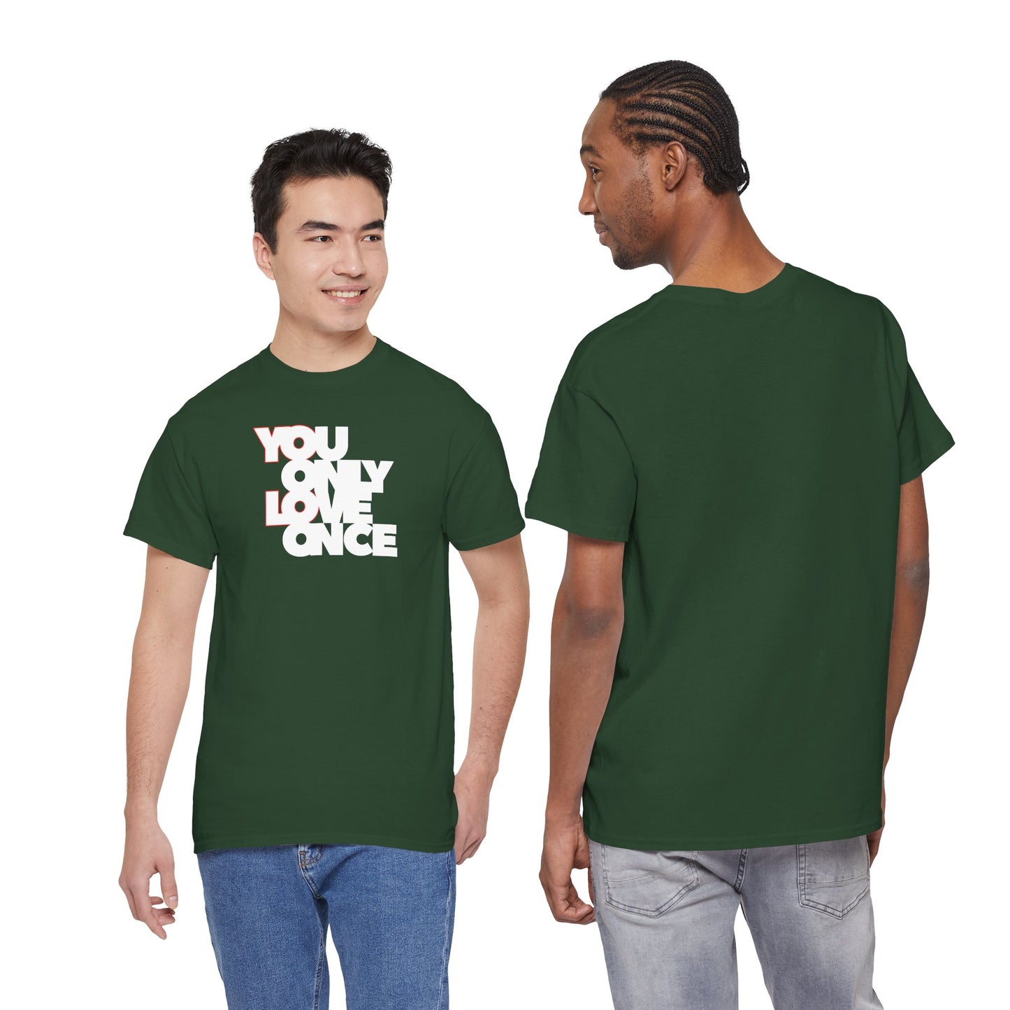 YOLO - YOU ONLY LOVE ONCE Unisex Heavy Cotton Tee