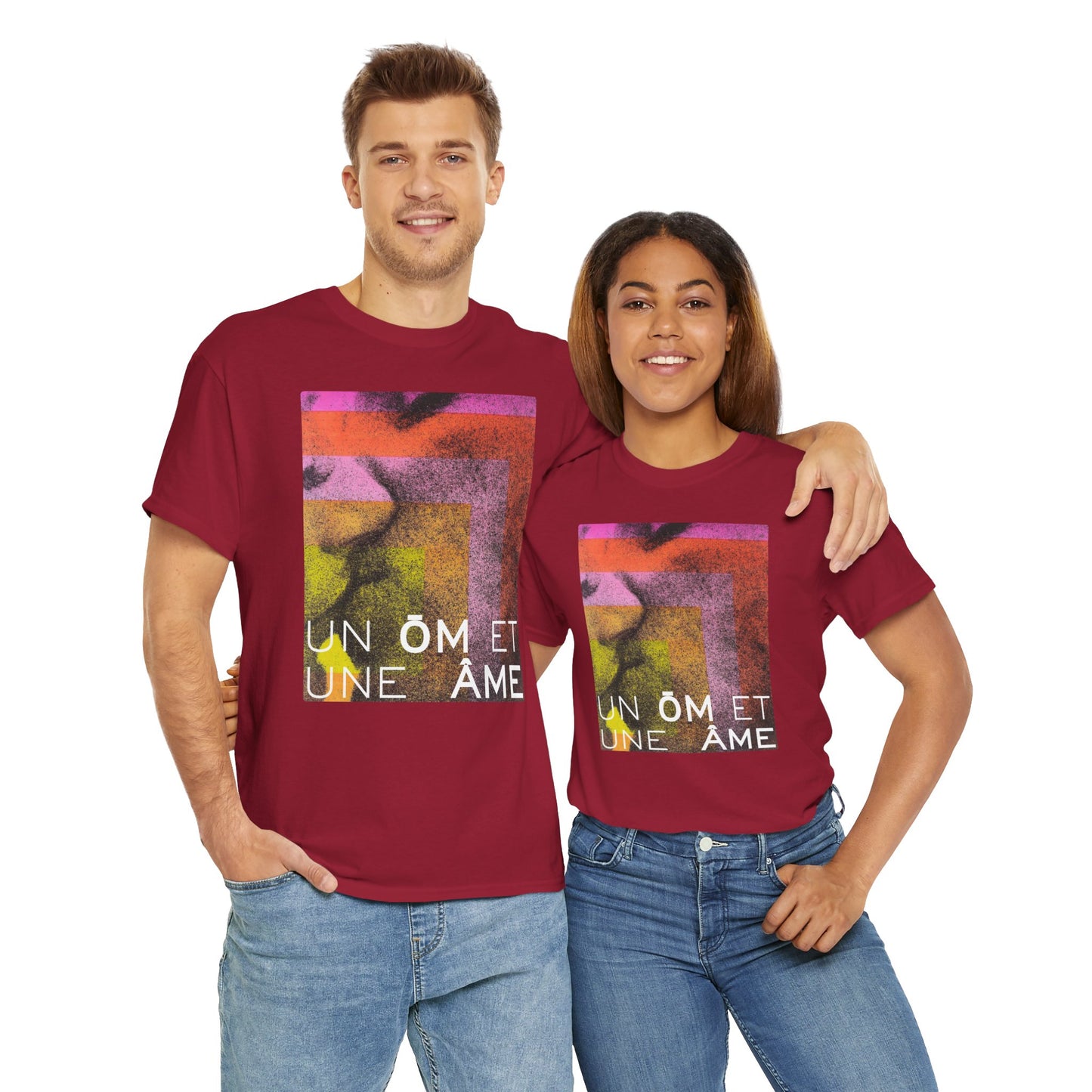 UN ŌM ET UNE ÂME Unisex Heavy Cotton Tee