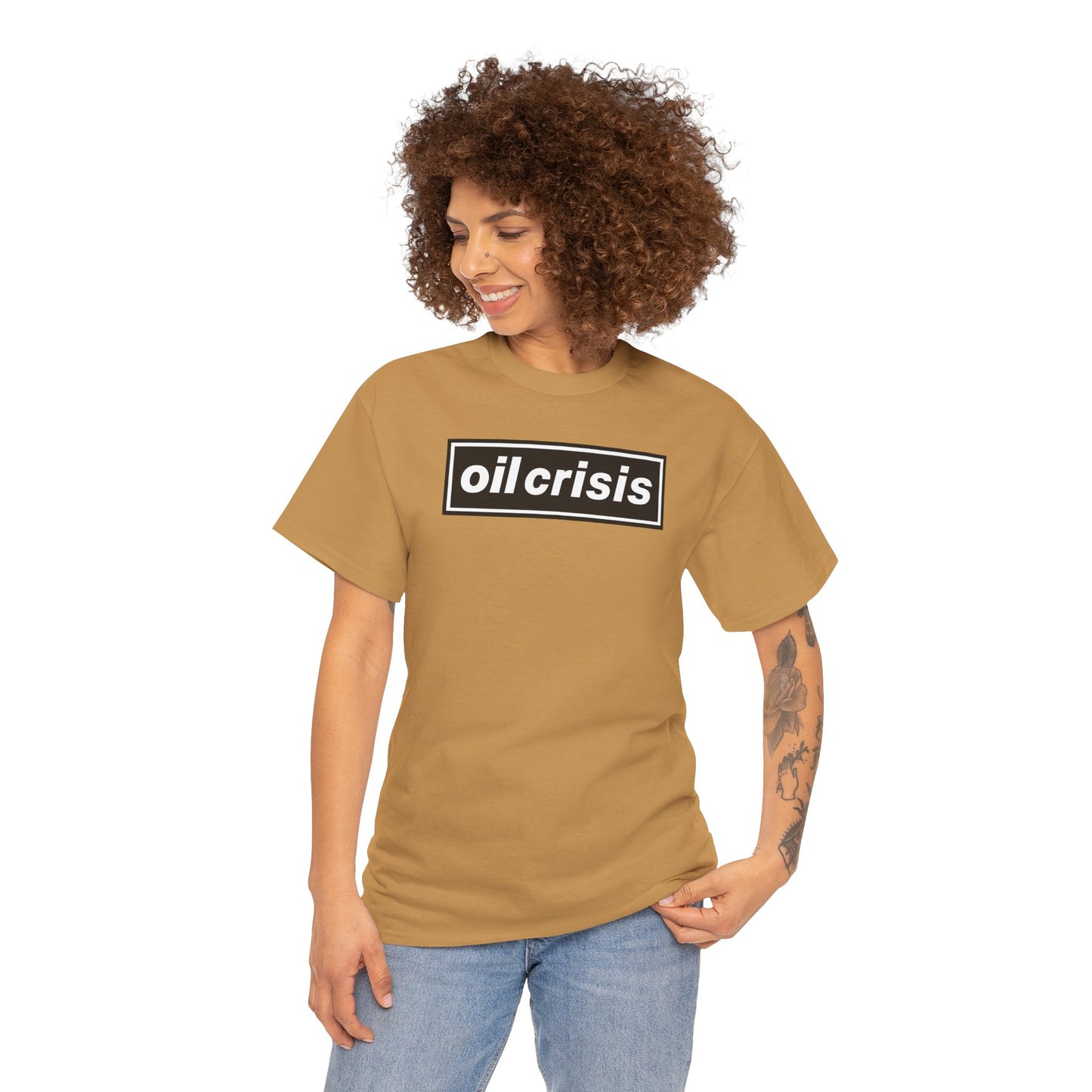 oil crisis/Foil THE crisis Unisex Heavy Cotton Tee