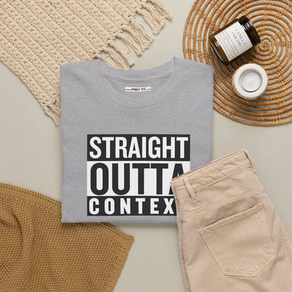 STRAIGHT OUTTA CONTEXT Unisex Heavy Cotton Tee