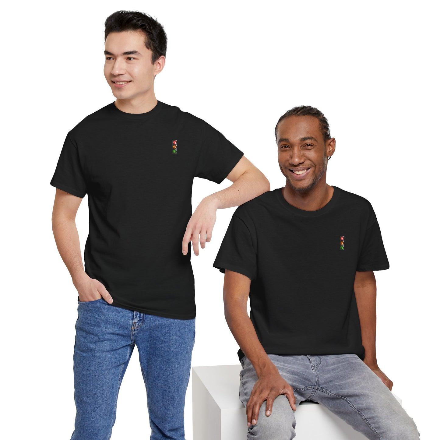 TRIFFIC LIGHTS Unisex Heavy Cotton Tee