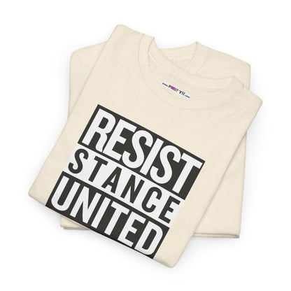 RESIST STANCE UNITED Unisex Heavy Cotton Tee