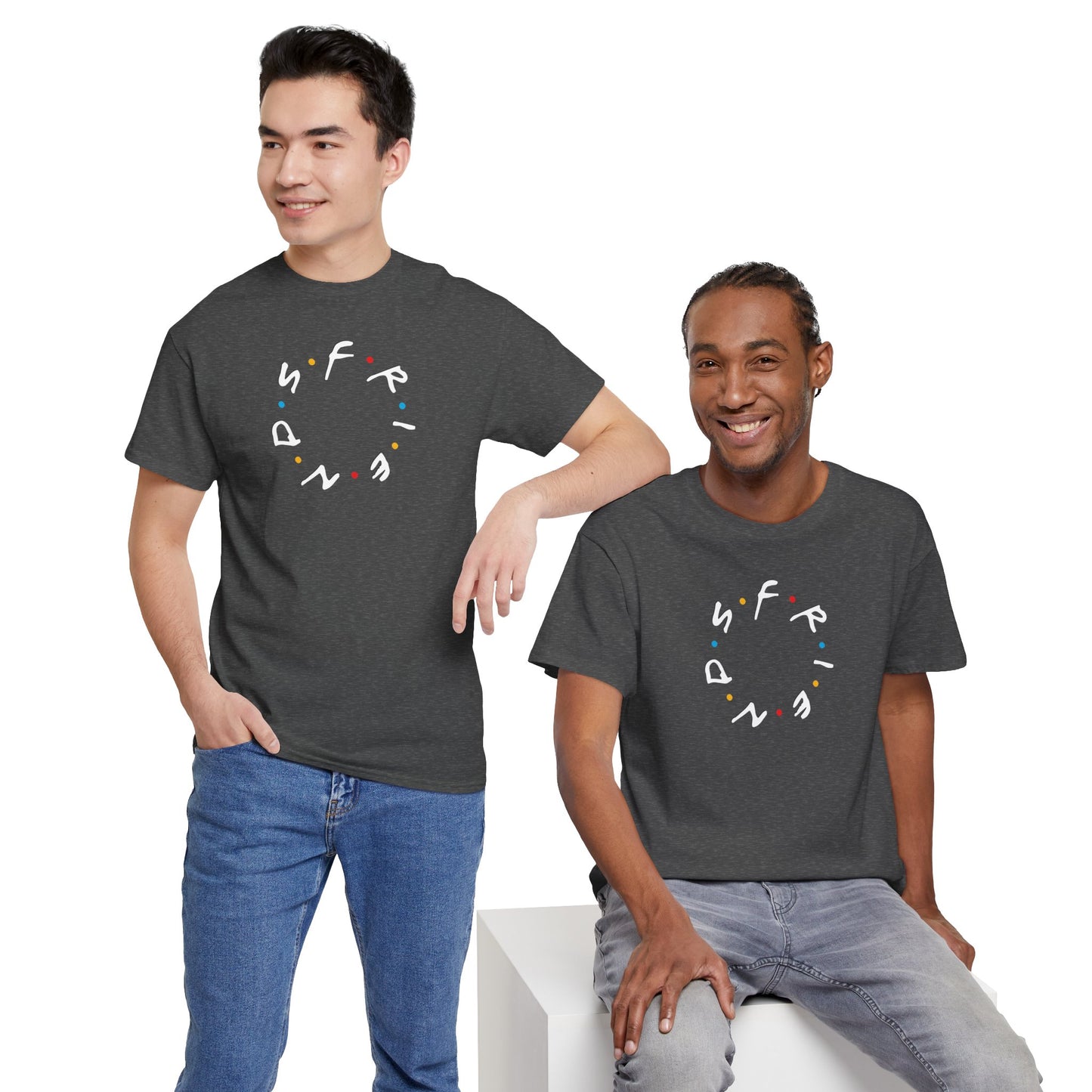 CIRCLE OF FRIENDS Unisex Heavy Cotton Tee