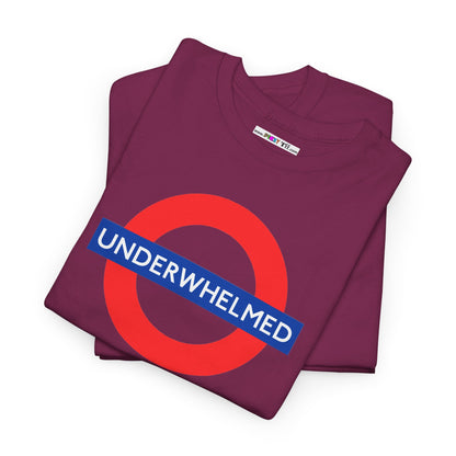 UNDERWHELMED Unisex Heavy Cotton Tee